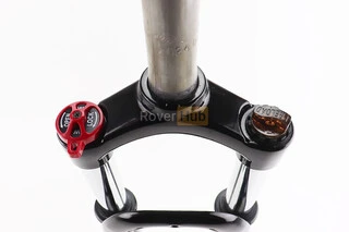 Вилка 29 "амортизаційна, без різьби 1-1/8" (28,6мм), шток 260мм, з ходом 75мм, V/Disk-brake, M Lockout, чорна LJ-536