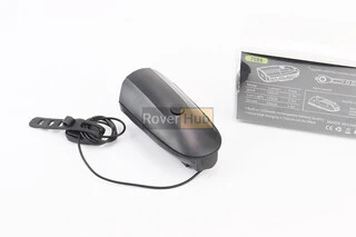 Ліхтар передній 1 діод+дзвінок 4 мелодії, Li-ion 3.7V 1200mAh зарядка від USB, вологозахисний, чорний FY-058/7588