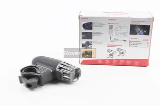 Ліхтар передній 1 діод 200 lumen, Li-ion 3.7V 1200mAh зарядка від USB, вологозахисний, чорно-сірий