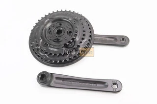 Шатуни "квадрат" 170мм, 42.34.24T MTB, алюмінієві, чорні MA-AC49