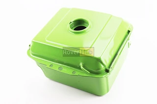 Бак паливний R190N, 275x220x165mm, потайна горловина, отвір під шланг паливний