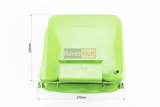 Бак паливний R190N, 275x220x165mm, потайна горловина, отвір під шланг паливний