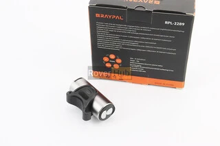 Фонарь передний 1 диод 350 lumen алюминиевый, Li-ion 3.7V 1200mAh зарядка от USB, влагозащитный, серый RPL-2289