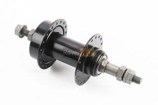 Втулка задня MTB 14Gx36H під вільнобіг, Disk-brake, кріпл. гайка чорна SF-A25R