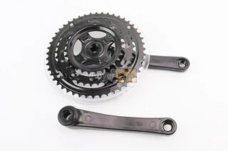 Шатуни "квадрат" 170мм, 48.38.28T MTB, чорні GS-P323