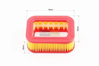 Фильтр воздушный 4500/5200 - элемент (прямоугольный, бумажный 74x52x28mm)