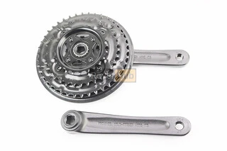 Шатуны "квадрат" 175мм, 42.34.24T MTB, алюминиевые, чёрные MA-AC49 (в упаковке)