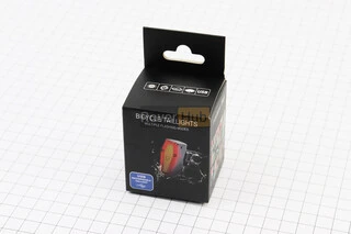 Фонарь задний COB LED технология, Li-ion 3.7V 500mAh зарядка от USB, влагозащитный