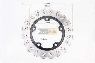 Loncin LX300GY-A Диск гальмівний задній D-220mm