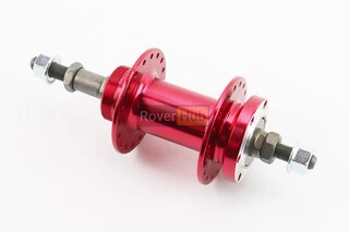 Втулка задня MTB алюмінієва 14Gx36H під вільнобіг, Disk-brake, кріпл. гайка, рожева SF-A210R