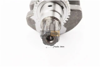 Коленвал 178F (Dшейки-36mm, H-102,4mm) под шлиц +шестерни+подшипник, запрессованный