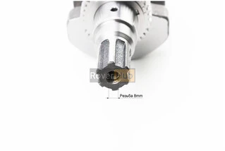 Коленвал 178F (Dшейки-36mm, H-102,4mm) под шлиц +шестерни+подшипник, запрессованный