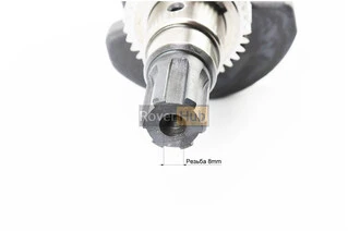 Коленвал 178F (Dшейки-36mm, H-102,4mm) под шлиц +шестерни+подшипник, запрессованный