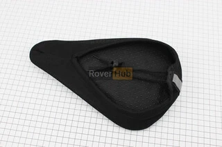 Чехол на сидение, с мягкой поролоновой вставкой, чёрно-серый