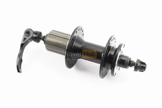 Втулка задня MTB алюмінієва 14Gx36H під касету 8-10зв, Disk-brake, 2 пром-підшипники 6000 2RS, кріпл. ексцентрик, чорна D762TSBT