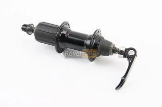 Втулка задня MTB алюмінієва 14Gx36H під касету 8-10зв, V-brake, кріпл. ексцентрик, чорна KT-AR8R