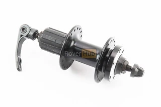 Втулка задня MTB алюмінієва 14Gx36H під касету 8-11зв, Disk-brake, 2 пром-підшипники 6200 2RS, кріпл. ексцентрик, чорна FB-A282В