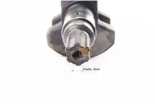 Коленвал 186F (Dшейки-40mm, H-118,2mm) под шлиц