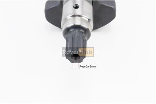 Коленвал 186FA ZUBR (Dшейки-40mm, H-118mm) под шлиц