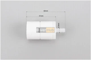 Фильтр топливный - элемент (полипропилен) d-4,5mm, D-20mm, L-42mm