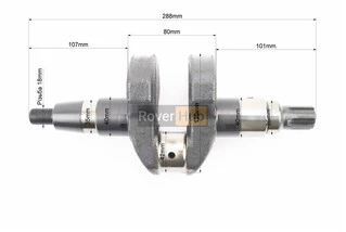 Колінвал 186FA ZUBR-WT (Dшийки-42mm, H-120mm) під шліц