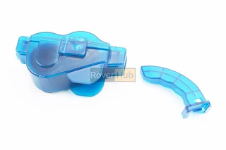 Мойка цепи с ручкой, 6 чистящих ролика, синяя