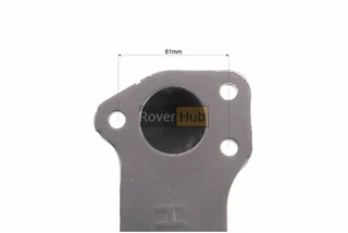 Глушник R195NM (з коліном 3отв. можлива присутність подряпин)