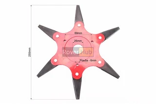 Ніж сегментний 6Тх255mm на блістері