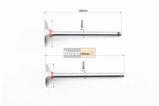 Клапан впускний (h-120; D-42; d-7,95), випускний (h-120; D-36; d-7,95) к-кт R195NM