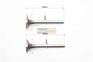 Клапан впускний (h-93; D-40; d-7,95), випускний (h-93; D-34; d-7,95) к-кт GZ195