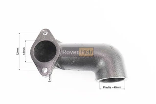 Коліно (труба) глушника R195NM