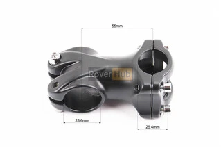 Винос керма MTB 28,6x25,4х55мм (6&deg;), алюмінієвий, чорний YL-121