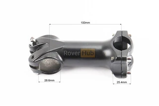 Винос керма MTB 28,6x25,4х100мм (6&deg;), алюмінієвий, чорний YL-121