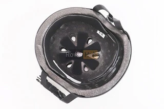 Шлем велосипедный подростковый BMX M (54-57см), 11 вент. отверстий, чёрный матовый