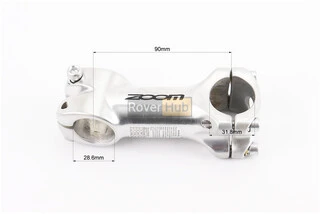 Вынос руля MTB 28,6x31,8х90мм, алюминиевый, серый С369-8