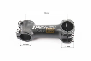 Винос керма MTB 28,6x31,8х105мм, алюмінієвий, чорний AS-601