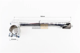 Винос керма ХВЗ 22,2 х25, 4х190мм, хром