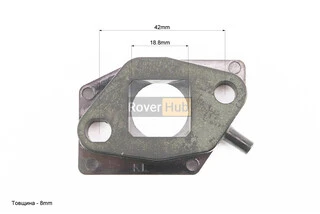 Прокладка впускного колектора 1P70F-70mm, (пластик)