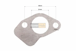 Прокладка глушника 178F/186F Тип 2 (пароніт)