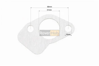 Прокладка глушника 178F/186F Тип 2 (пароніт)