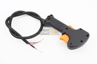 Ручка газа + трос Тип 5, (курок "широкий", без труби)