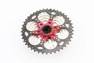 Кассета 10зв. 11.13.15.18.21.24.28.32.36.42Т (трансмиссия 1/2х10), серебристо-чёрная KDF-CS1042