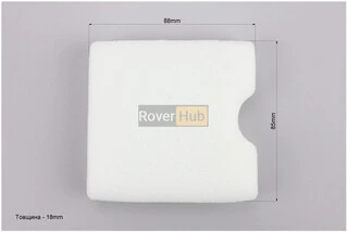 Фільтр повітряний - елемент квадратний (одна виборка), поролон