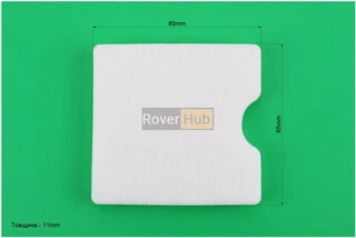 Фільтр повітряний - елемент квадратний (одна виборка), фібра