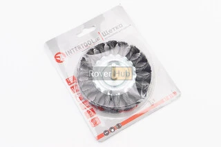 Щетка дисковая со стержнем 1/4" D-100мм из плетеной проволоки BT-8100