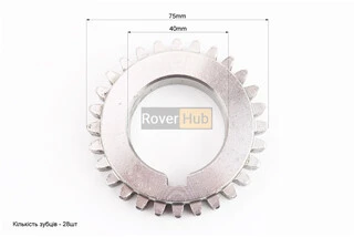Шестерня колінвала Z-28, d-40mm R190N/R195NM