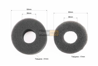 Фільтр повітряний - елемент тонкого очищення 178F, поролон к-кт 2шт Тип 2