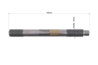 Шпилька головки циліндра М16x145mm к-кт 4шт R195NM/ZS1100 + гайка 4шт