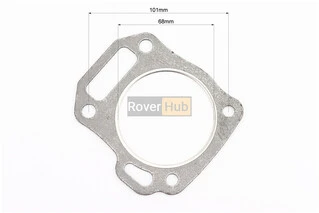 Прокладка головки циліндра 168F-68mm, (пароніт)