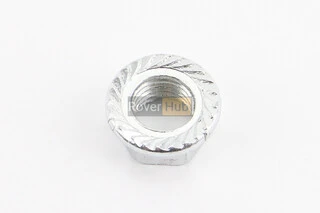 Гайка М10x1,25 фланц 8 цб зубч DIN6923